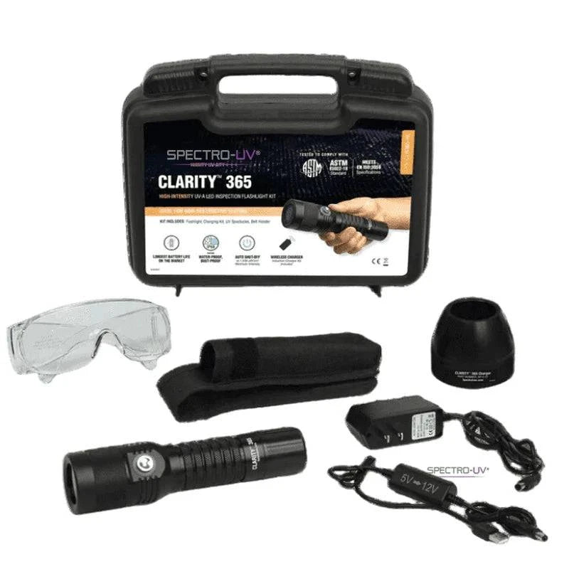 Clarity 365 365nm UV Flashlight with Li-Ion Battery SPN-CLR365-HC