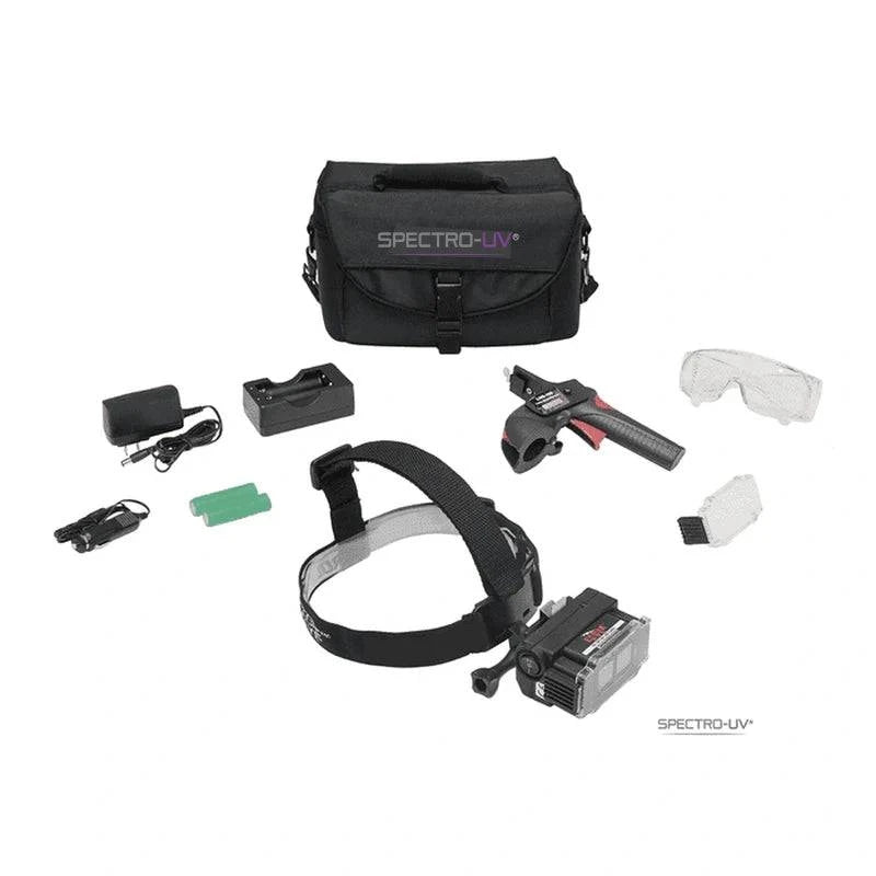Kit de inspección de faros delanteros LED con luz negra y luz blanca y ultravioleta (UV-A) de doble haz EagleEye™ II de 365 nm (también disponible en voltajes extranjeros)