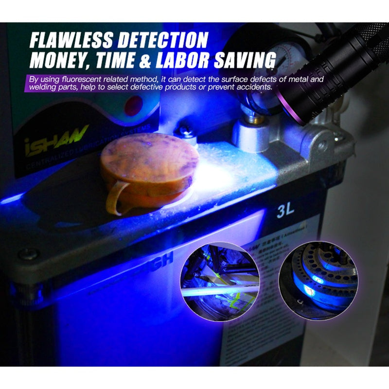 Dual Beam-LED-Taschenlampenset der Nano 365-Serie (auch in ausländischen Spannungen erhältlich)