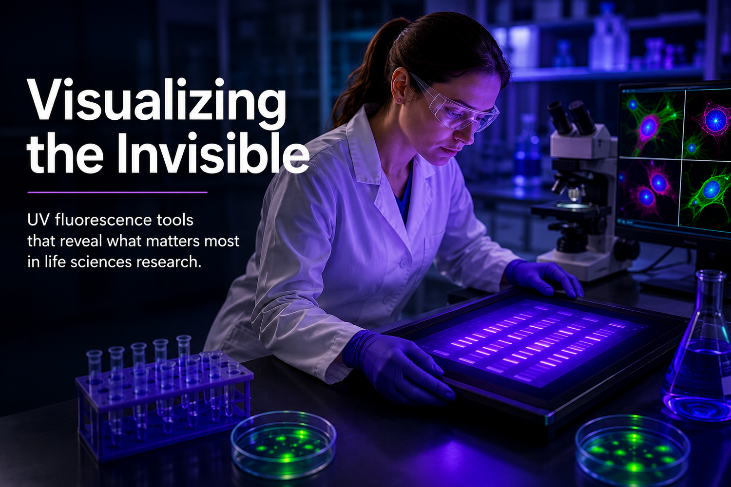 Visualizing the Invisible: A Guide to UV Fluorescence Tools in Life Sciences Research