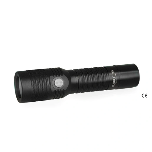 Clarity 365 LED 365nm UV Flashlight Kit with Lithium Ion Battery (Also available in foreign voltages)