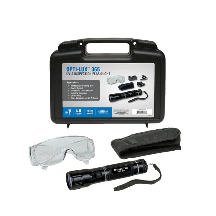 Kit de linterna OLX-365FL Opti-Lux™ 365 Led 365nm UV-A (también disponible en voltajes extranjeros)