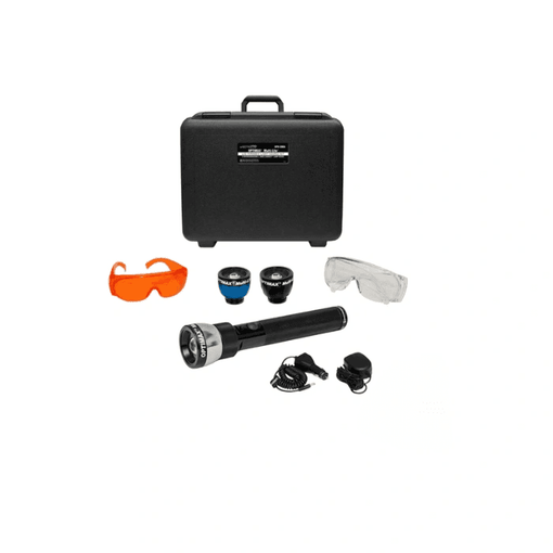 OptiMax Multi-Lite LED Forensic Alternate Light Source (ALS) Inspection Field Kit (Also available in foreign voltages)
