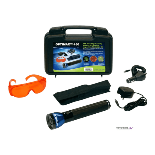 Optimal Optics Inspection Light OptiMax Blue Light LED Forensic Alternate Light Source (ALS) Inspection ...
