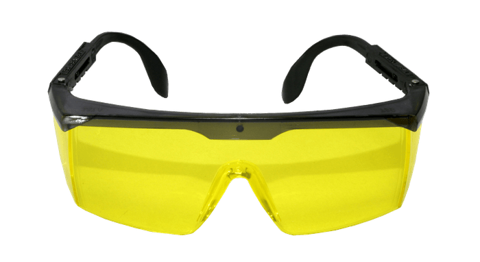 Gafas con luz LED UV para detectar fugas
