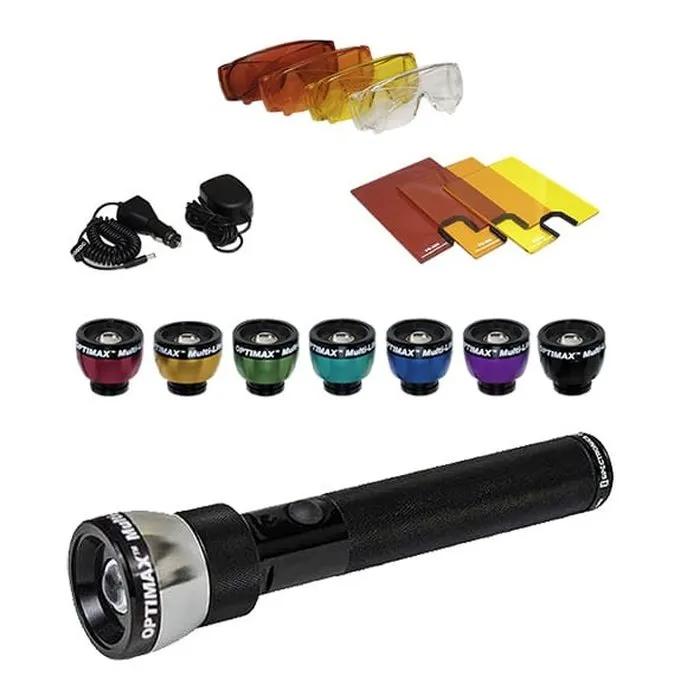 OptiMax Multi-Lite LED Alternate Light Source ALS Inspection Kit Also available in foreign voltages