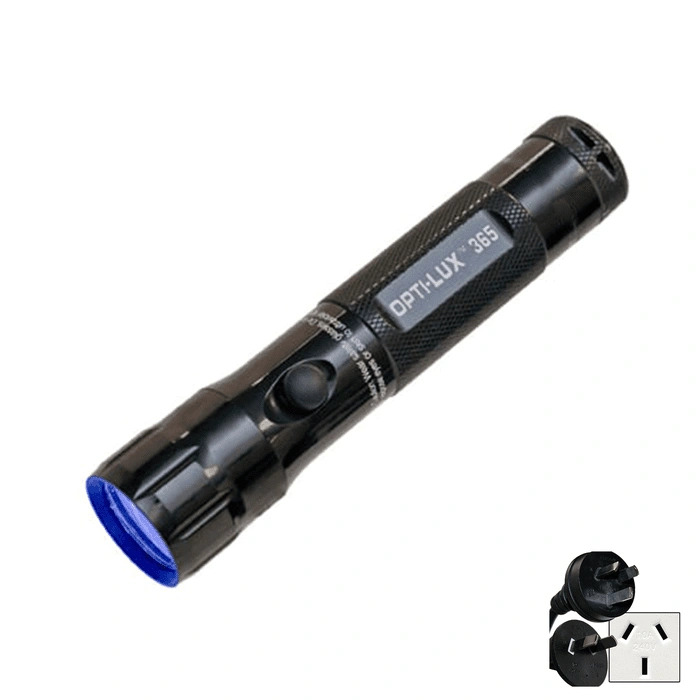 Kit de linterna de inspección UV-A de 365 nm Opti-Lux™ OLX-365 (también disponible en voltajes extranjeros)