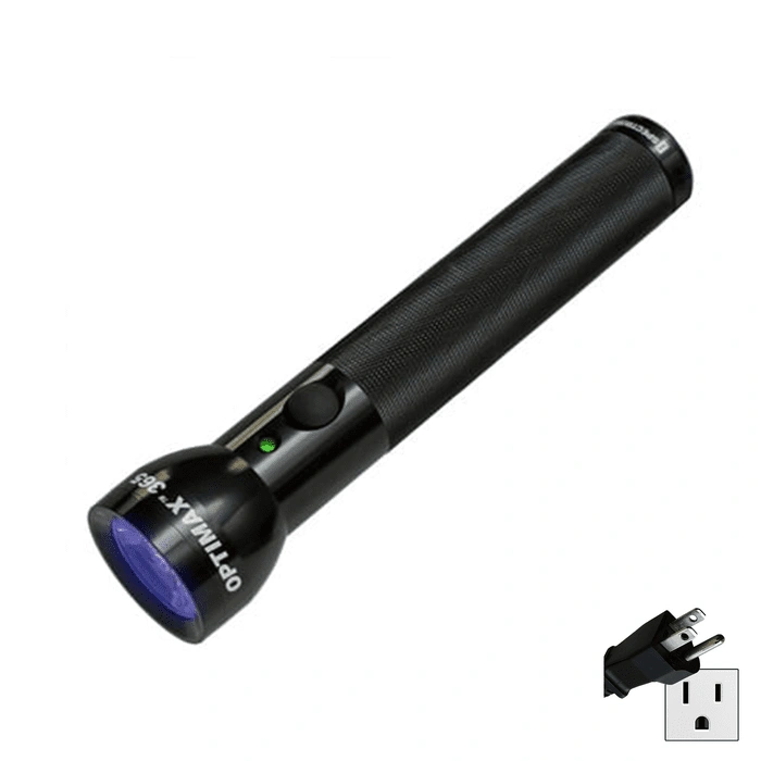 OptiMax 365 LED 365nm UV-A Flashlight Kit Also available in foreign voltages