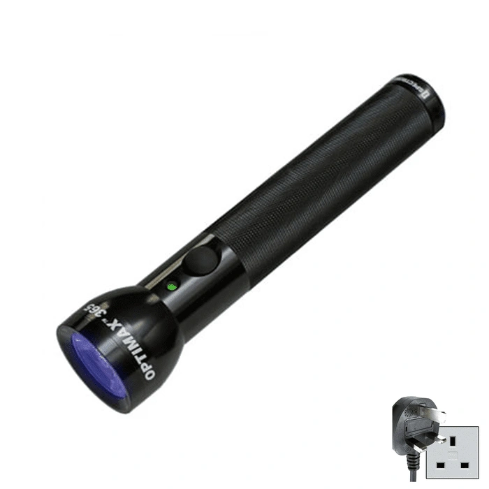 OptiMax 365 LED 365nm UV-A Flashlight Kit Also available in foreign voltages